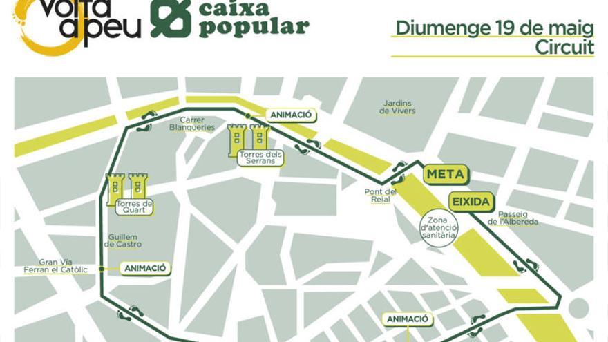 Recorrido, guía y cortes de tráfico para la Volta a Peu