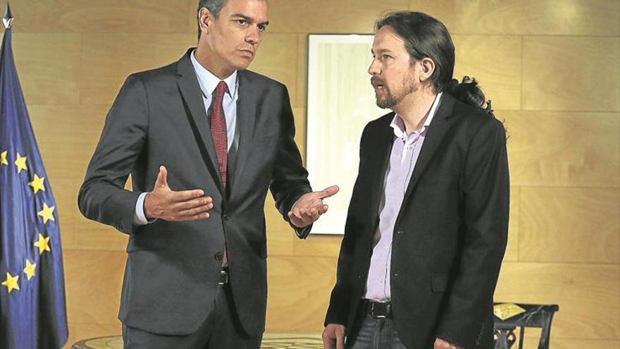 Sánchez metió en la negociación a Garzón y provocó un cisma