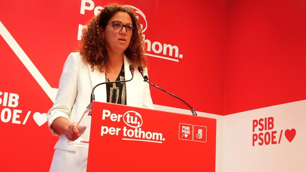 La secretaria general de la Federación Socialista de Mallorca, Catalina Cladera.