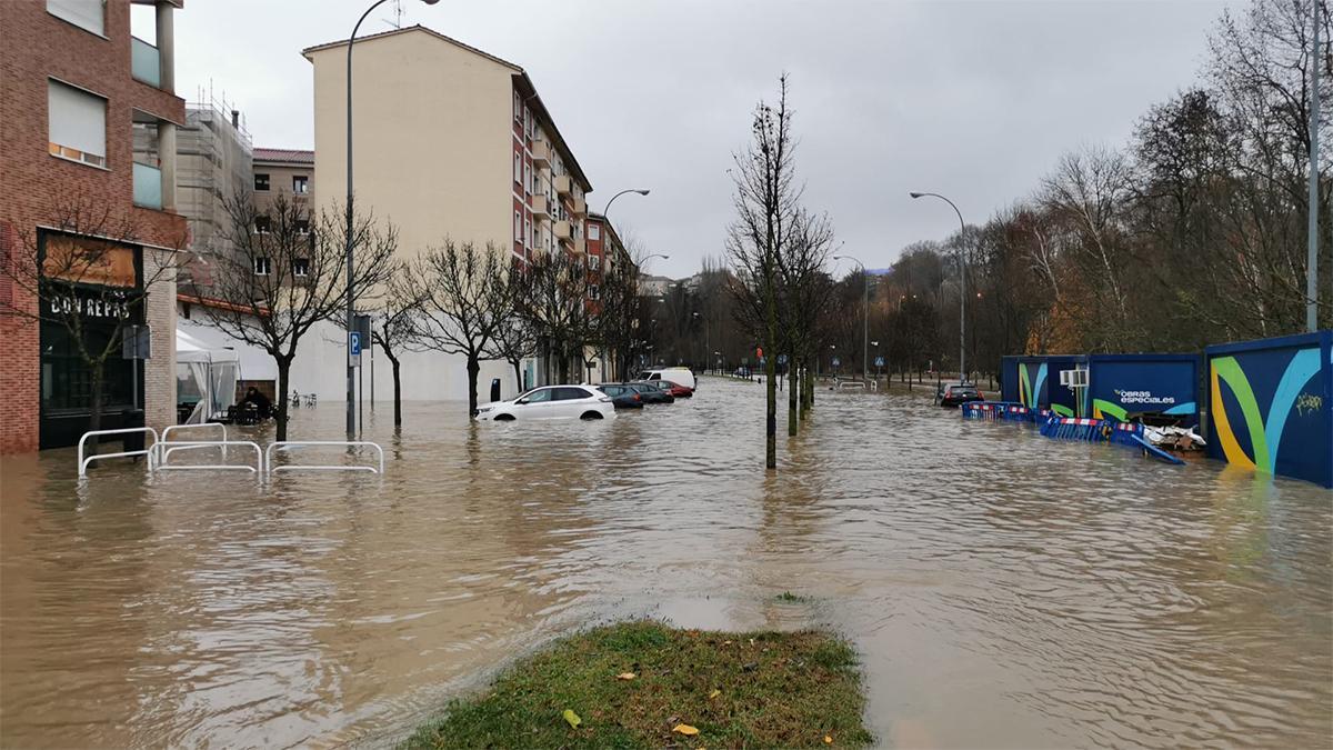 Pamplona, inundada