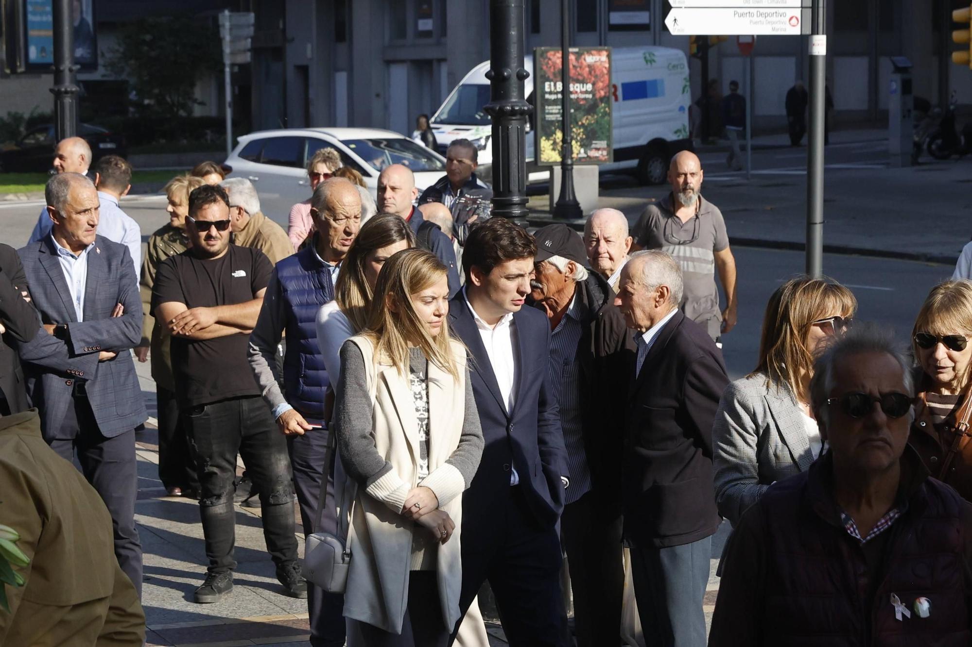 Funeral de José Manuel Espinosa, "Epi", exjugador del Sporting