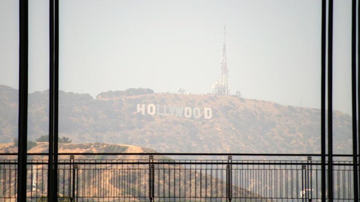 Las famosas letras de Hollywood, en el Monte Lee.
