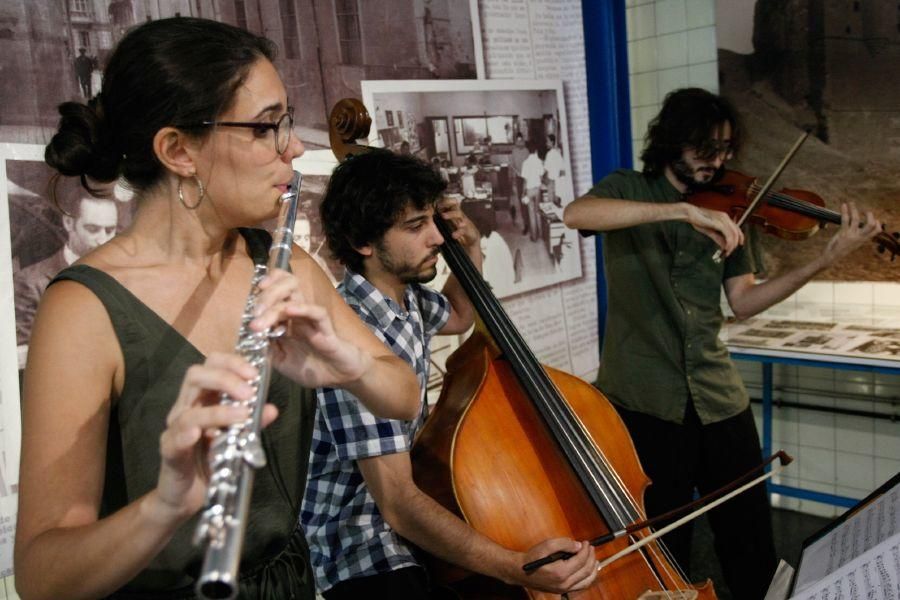 Concierto de Vandalia Trío en la exposición