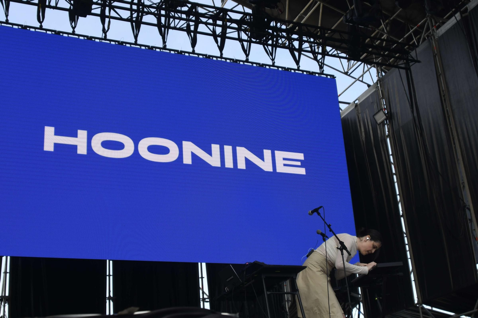 Concierto de Hoonine en el Warm Up 2024