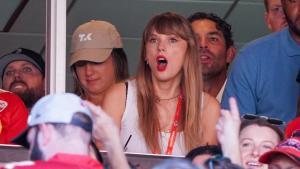 Taylor Swift en un partido de los Kansas City Chiefs de la NFL