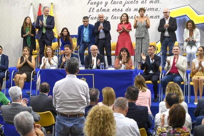 CANARIA. CABILDO INSULAR. LAS PALMAS DE GRAN CANARIA. Firma del pacto de Gobierno del Cabildo de Gran Canaria y presentación de las líneas estratégicas de trabajo. Fotos: Juan Castro  | 26/07/2019 | Fotógrafo: Juan Carlos Castro