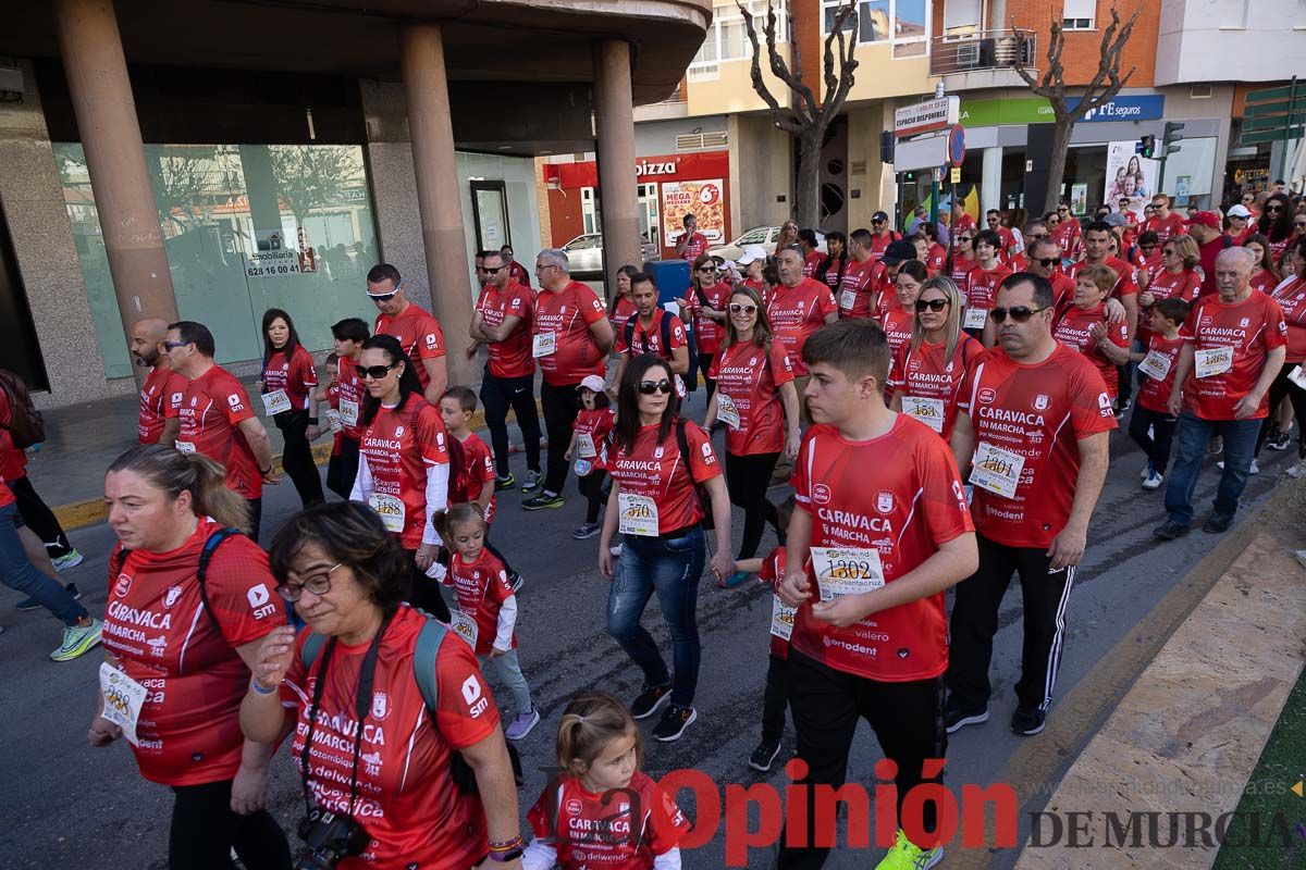 Marcha de la ONG Delwende en Caravaca