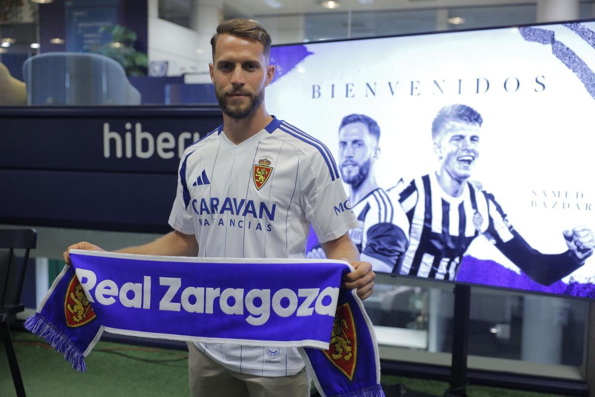 PRESENTACION DE IVAN CALERO Y SAMED BAZDAR EN EL REAL ZARAGOZA