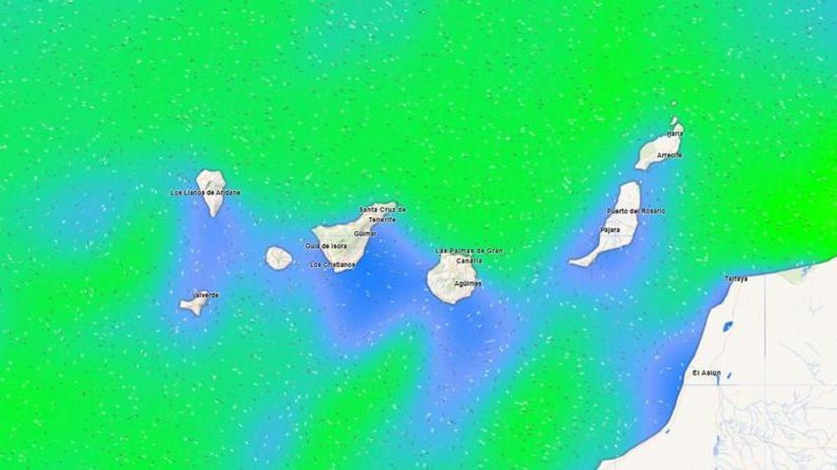 Mapa del tiempo.