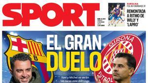 Esta es la portada de SPORT de hoy