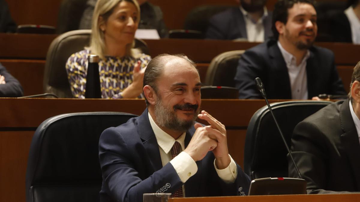 El presidente del Gobierno de Aragón, Javier Lambán