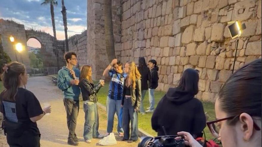 Mérida acoge el rodaje de 'Lo normal cambia' para prevenir el consumo de alcohol en menores