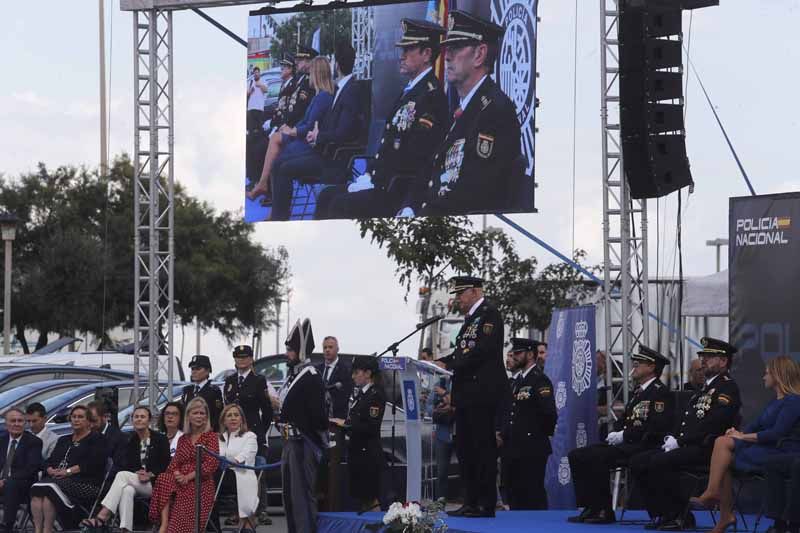 Celebración del día de la Policía Nacional en València