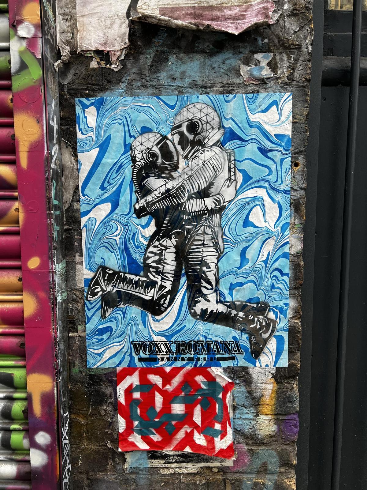 Arte urbano de el barrio de Shoreditch, en Londres.
