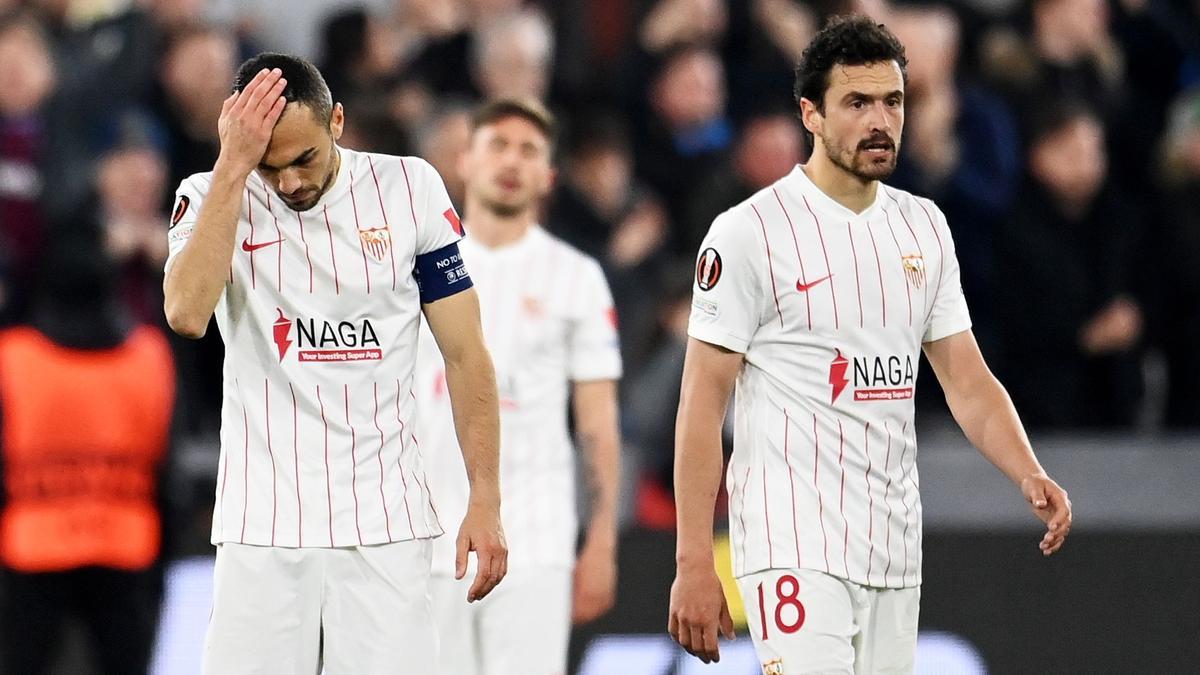 Jordan y Delaney lamentan el adiós del Sevilla.