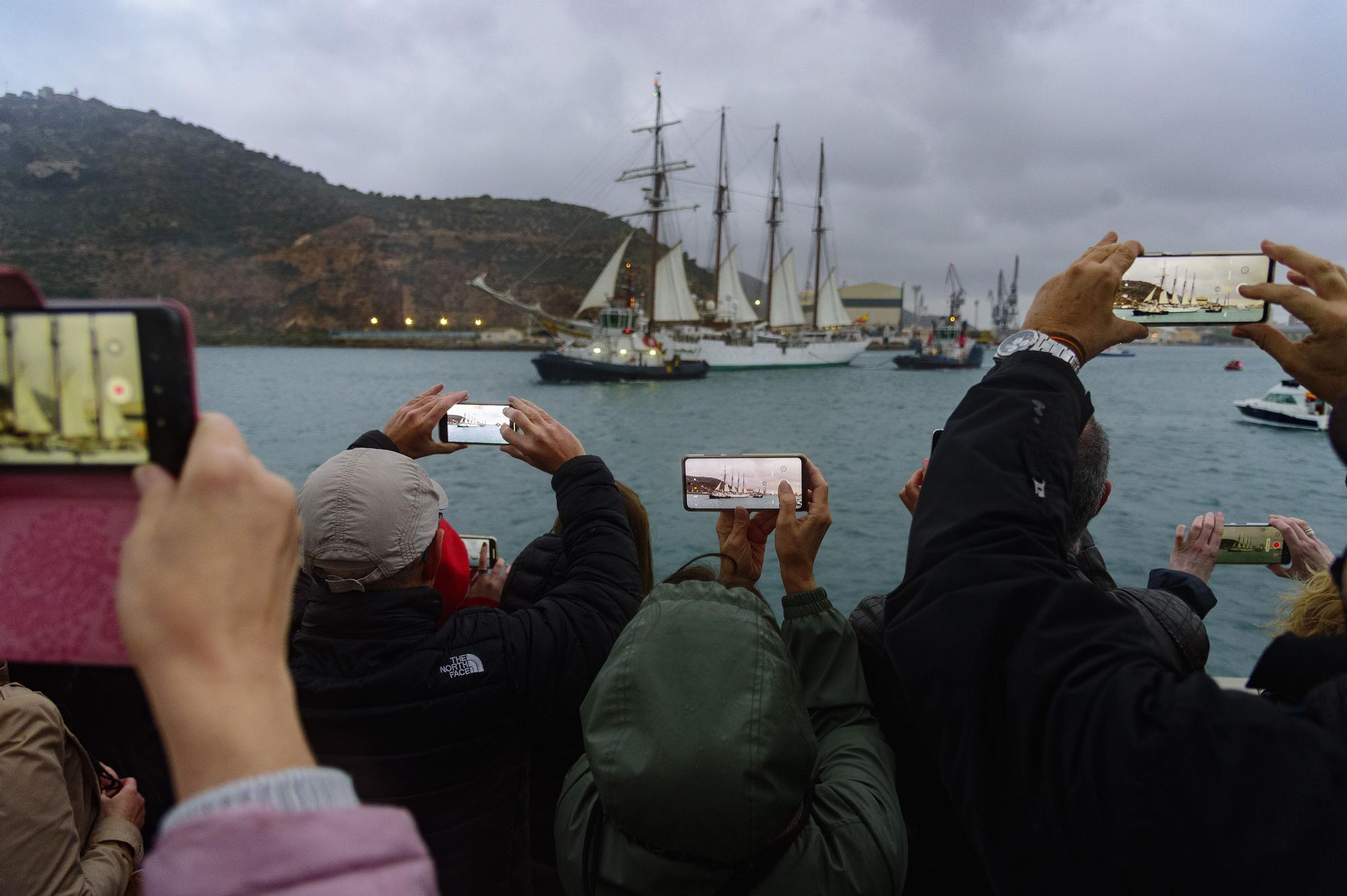 Así ha sido el homenaje a Elcano en Cartagena