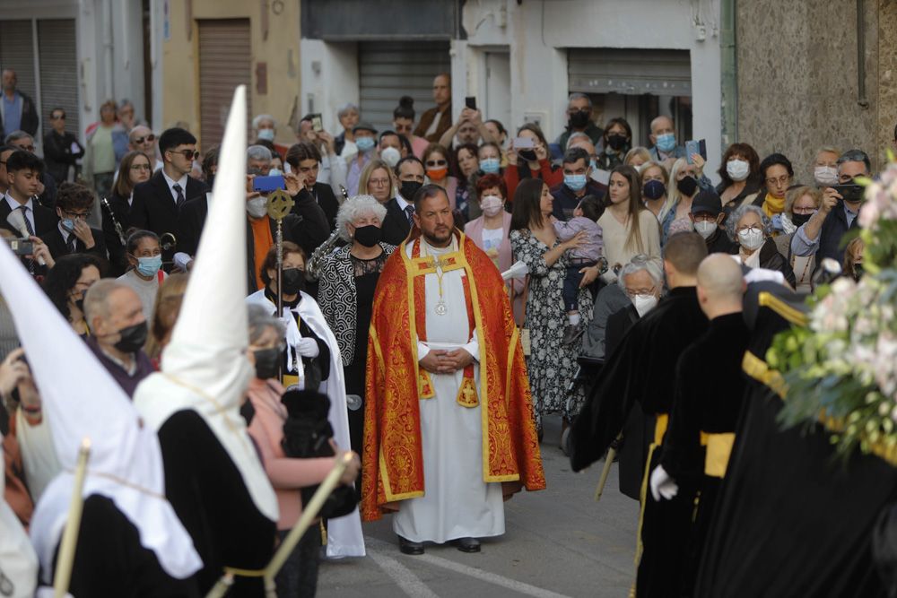 Procesión del Encuentro en el Port de Sagunt.