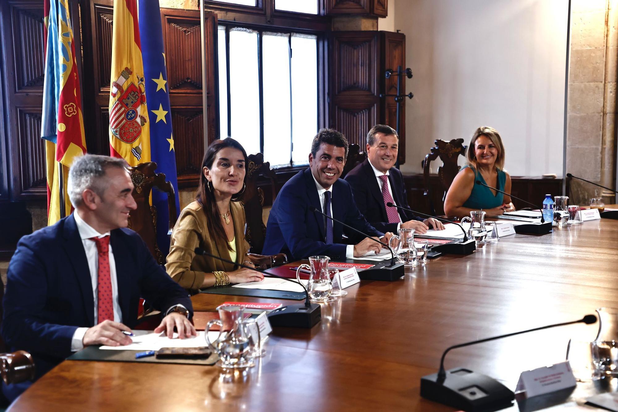 Comparecencia de Carlos Mazón desde el Palau de la Generalitat