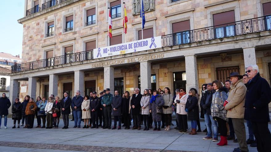 Zamora guarda silencio por el crimen machista ocurrido en Valladolid