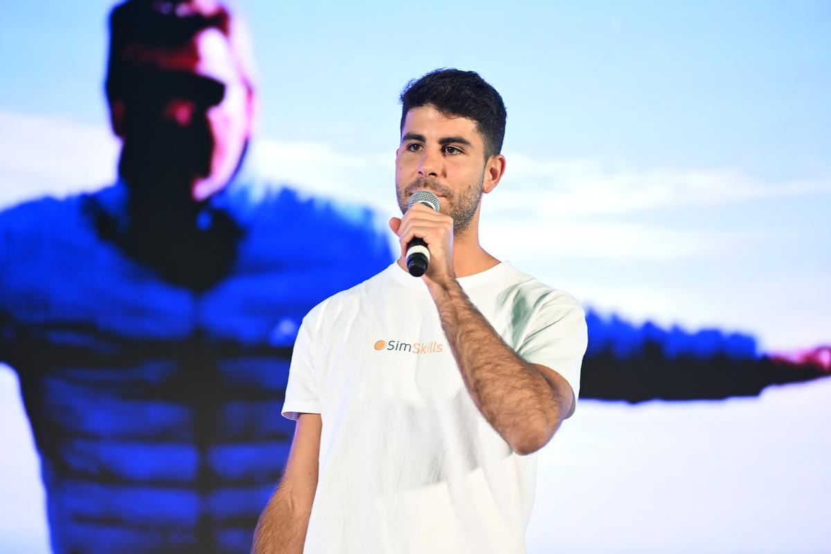 Santiago Oddone, durante su presentación en el TEC de Monterrey.