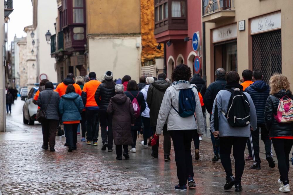 La marcha en memoria de las victimas de accidentes