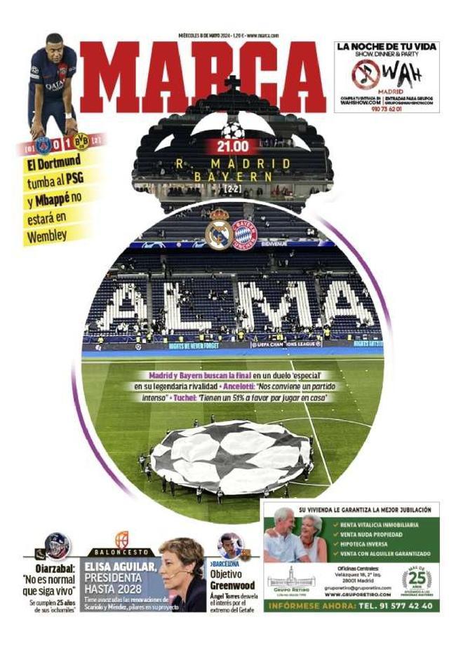 Las portadas de la prensa deportiva de hoy, miércoles 8 de mayo