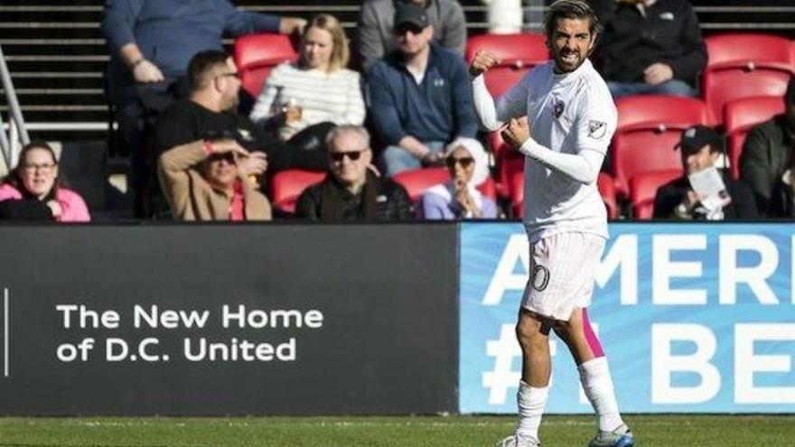 Rodolfo Pizarro anota el primer gol en la historia del equipo de David Beckham