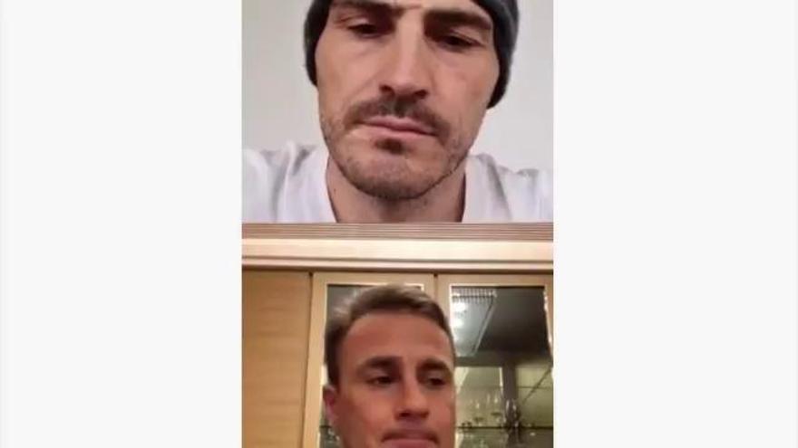 Cannavaro relata a Casillas su experiencia en China con el COVID-19