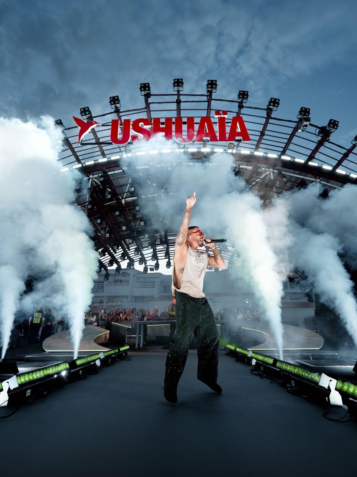 J Balvin en Ushuaïa Ibiza.