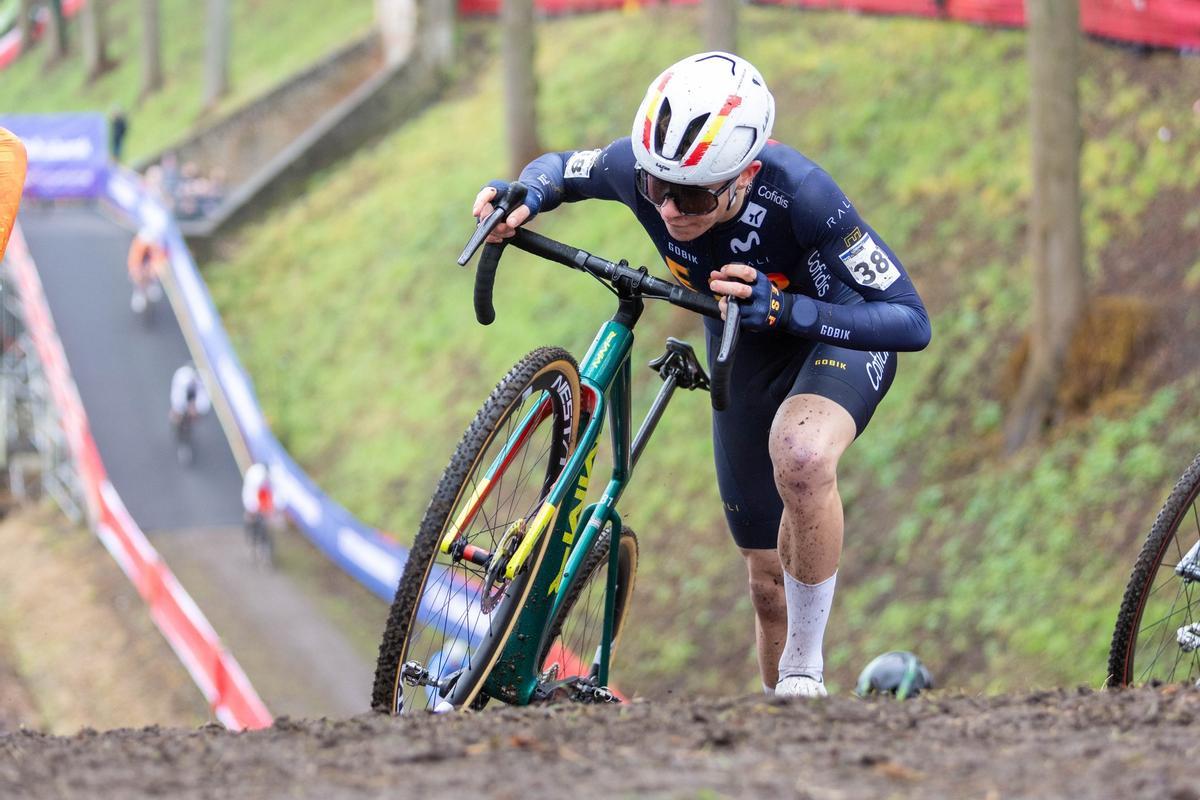 Benjamín Noval durante el Mundial junior