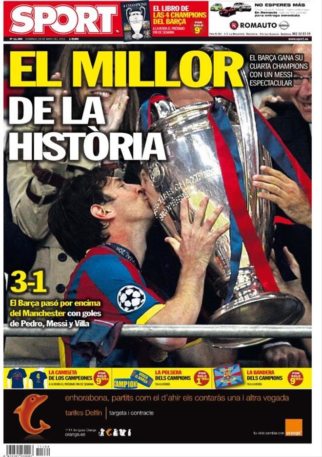 2011 - El Barça conquista su cuarta Champions con un Leo Messi maravilloso