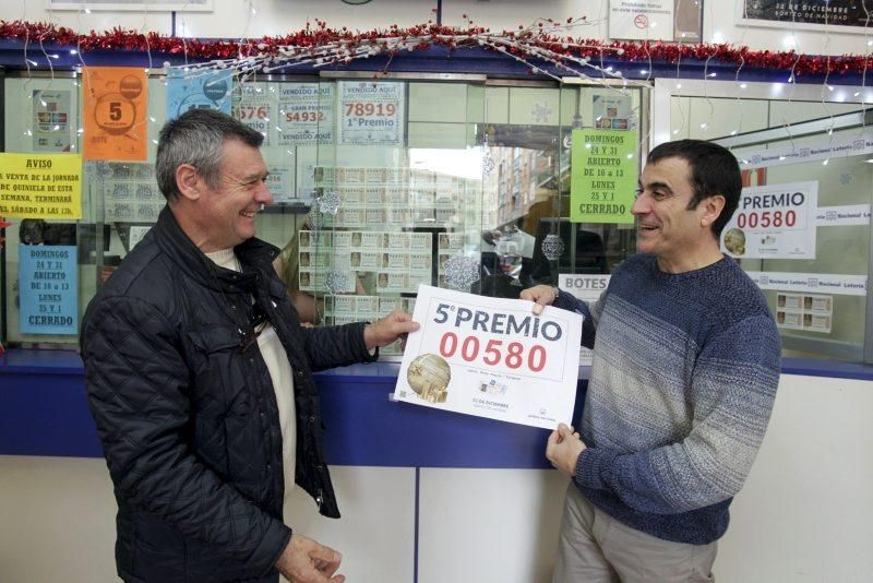 Lotería de Navidad 51.244 premiado en Zaragoza