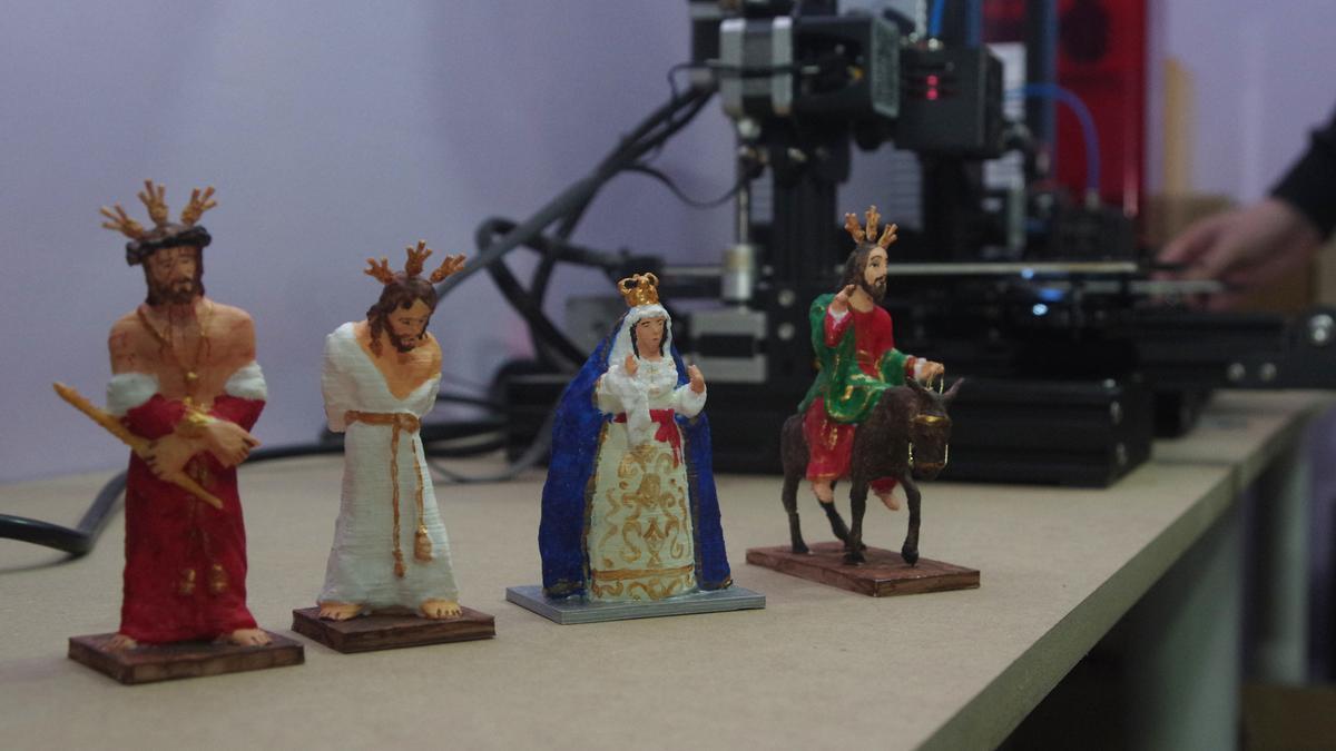 Figuras en miniaturas creadas en impresora 3D