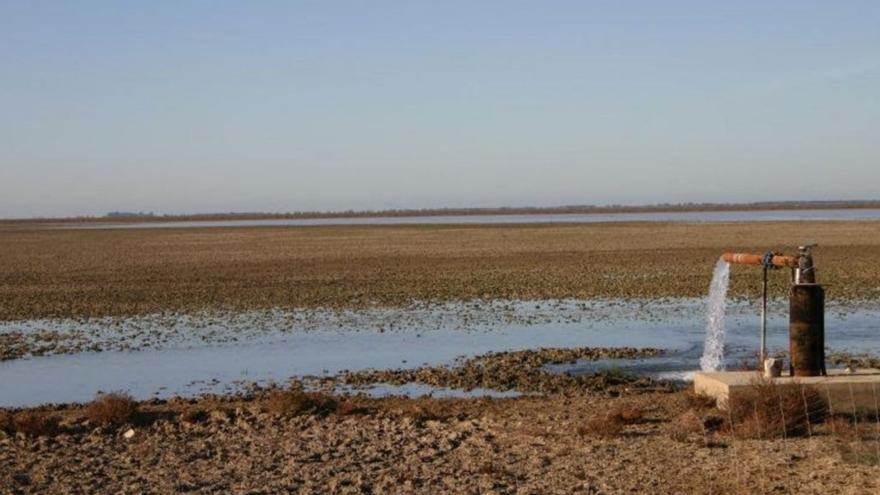 Un pozo en el entorno de Doñana, en una imagen de archivo.