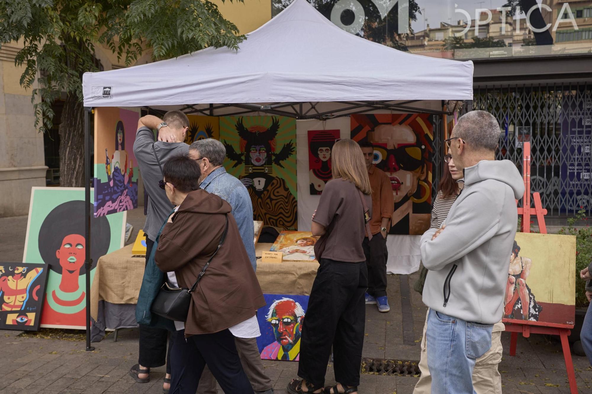 Les fotos de la Fira del dibuix i la pintura de Girona