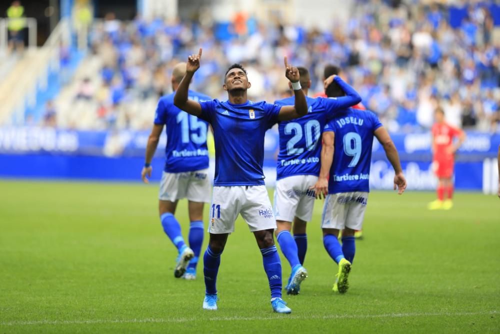 El partido del Oviedo ante el Numancia, en imágenes