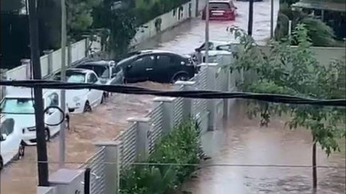 Lluvias en Castellón, caen más de 100 litros por metro cuadrado en Benicàssim