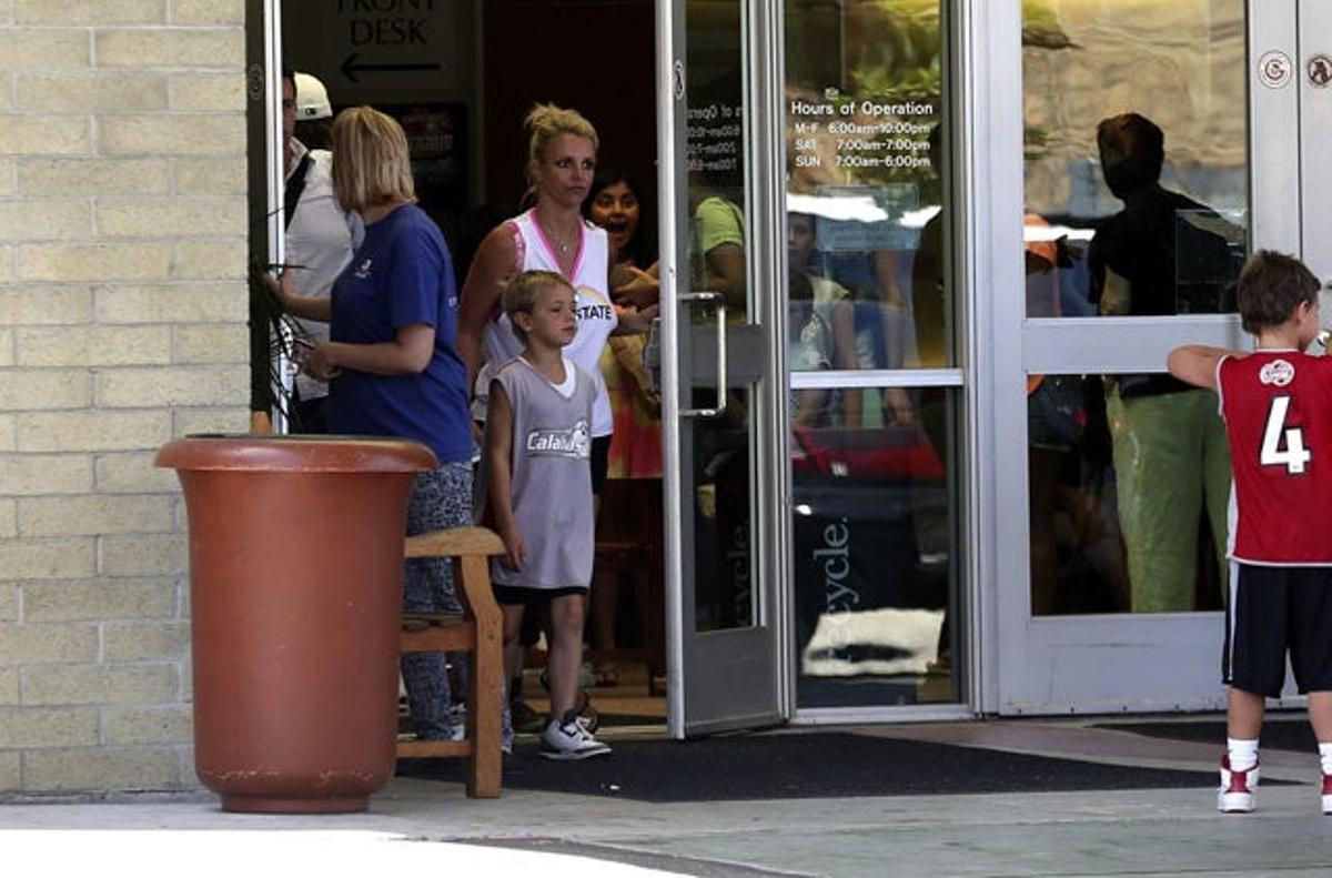 Britney Spears con sus hijos