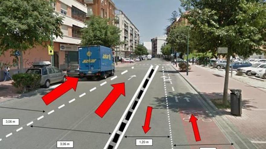 Gandia inicia en un mes las obras de carriles segregados para las bicicletas