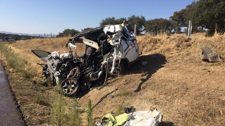 Una persona ha fallecido en un accidente de tráfico cerca de Cáceres