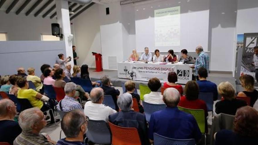 Acto en Alcoy para reclamar pensiones dignas