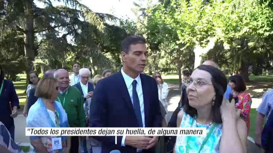 Sánchez abre La Moncloa a los ciudadanos para que visiten los jardines y algunas salas