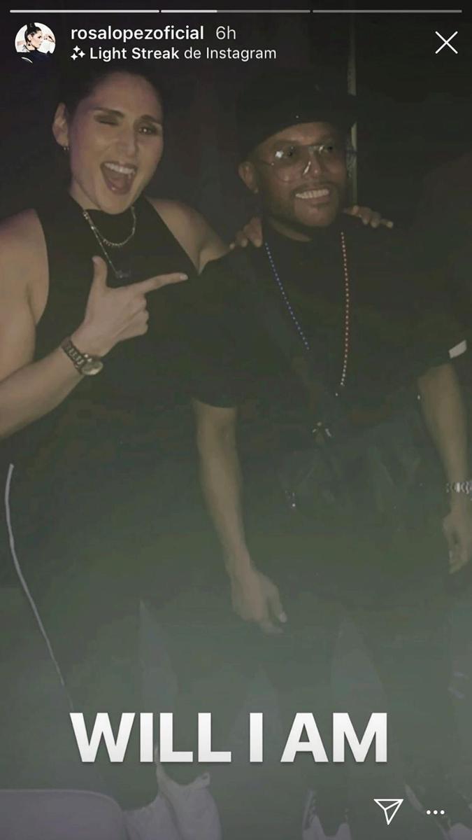 Rosa López confunde a un componente de 'BEP' con Will I Am