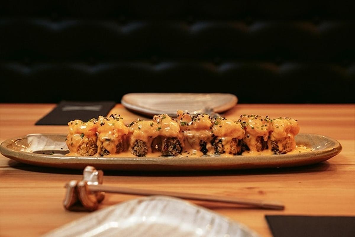 Un plato de sushi de Sibuya.