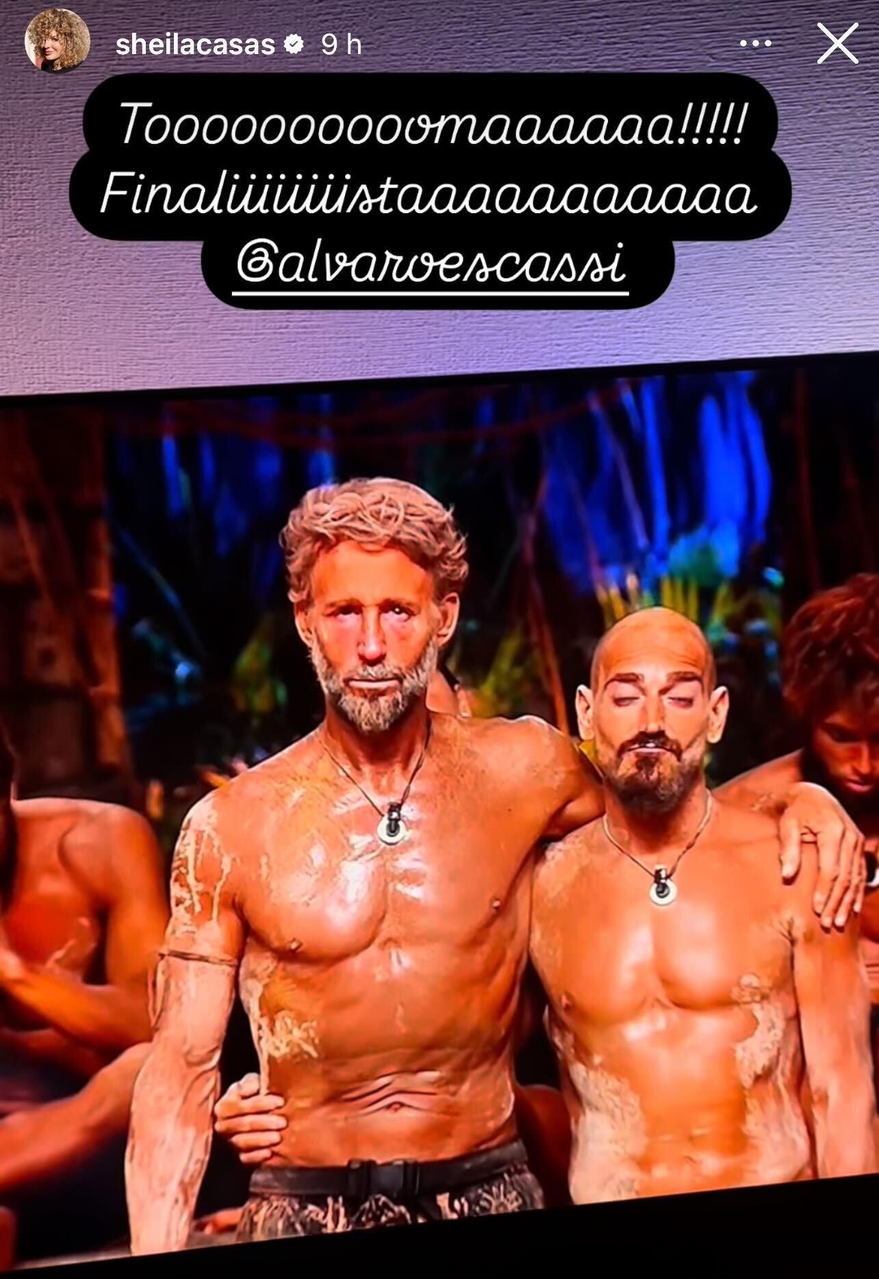 Sheila Casas, feliz al enterarse que su pareja, Escassi, está entre los finalistas de 'SV'