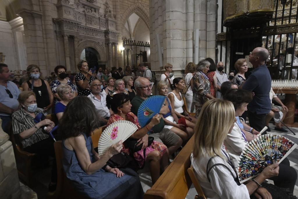 Romería de Murcia: ambiente previo y salida de la Fuensanta de la Catedral