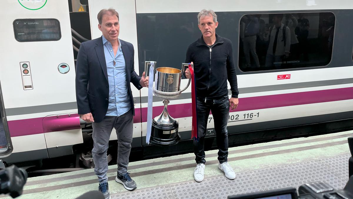 El viaje de la Copa del Rey hasta Sevilla