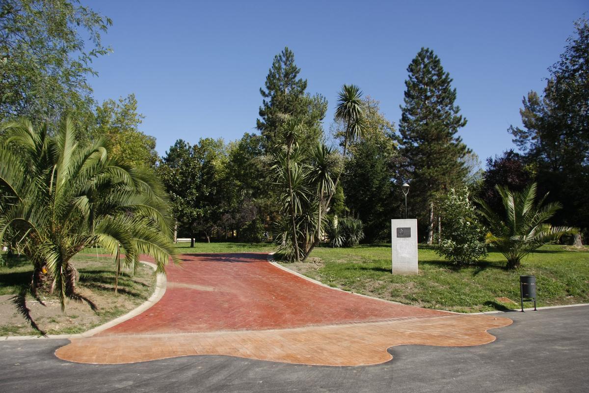 El parque García Lago, en La Felguera.