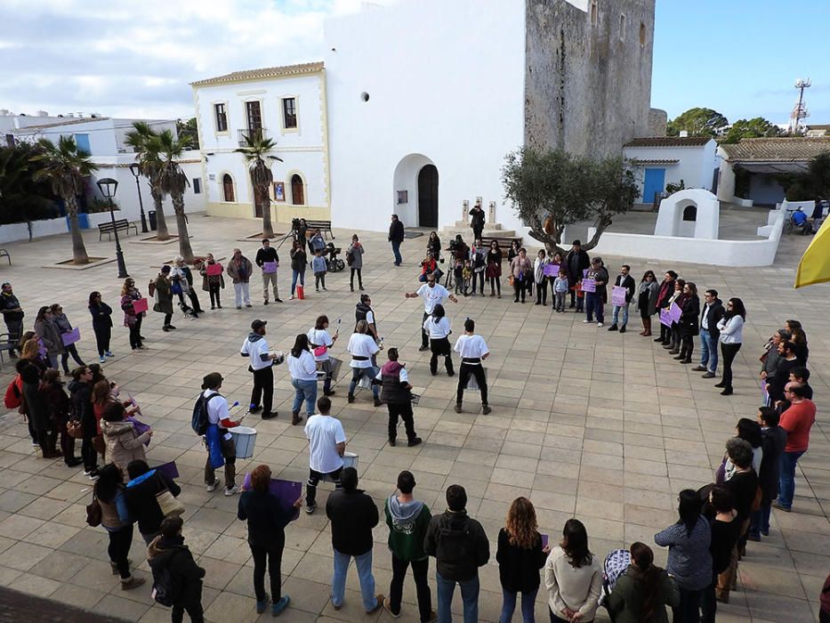 Manifestación en Formentera.