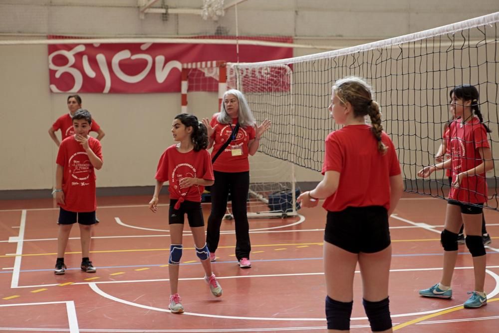 Jornada deportiva con centenares de escolares